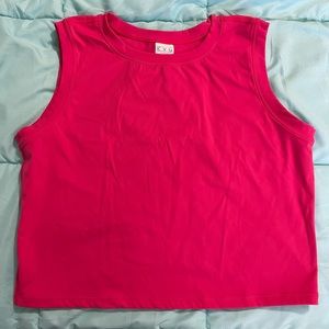 Constantly Varied Gear Fitted Crop Top - Pink